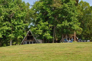 exterior picture of A-frame cabin 8